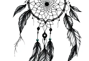 Dreamcatcher tattoo idea