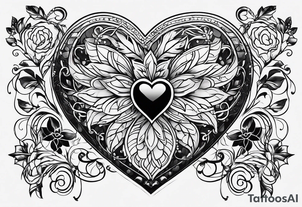 heart tattoo tattoo idea