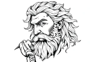 greek god tattoo idea