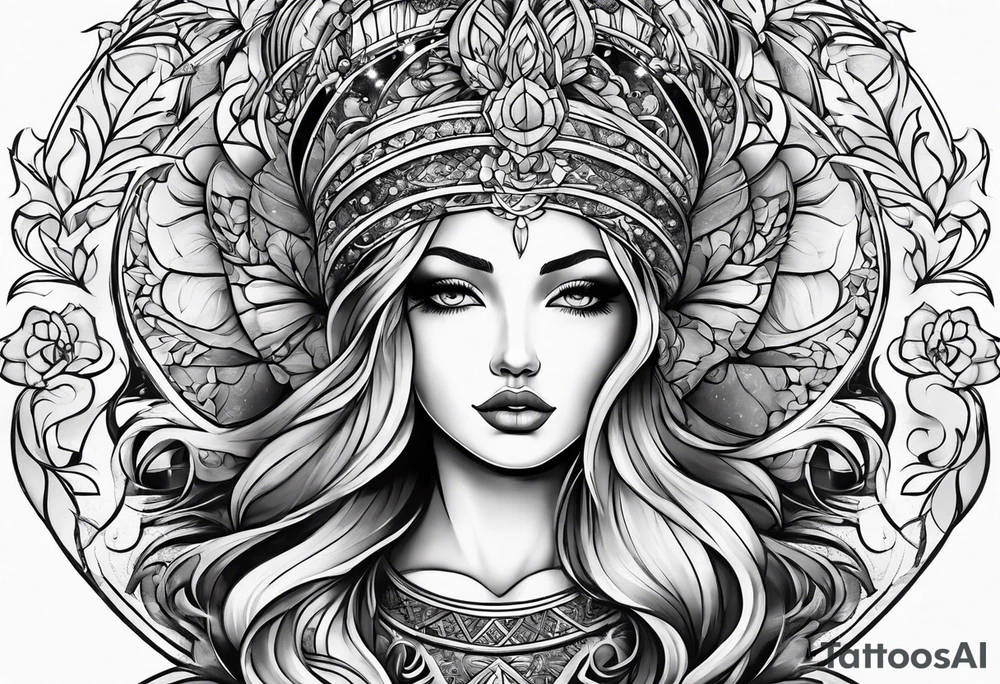 Christian woman tattoo idea