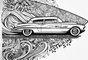 surfboard tattoo idea