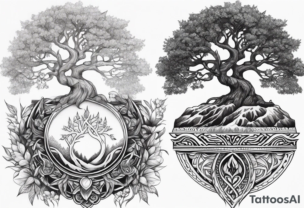 yggdrasil tattoo idea