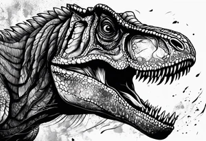 t rex tattoo idea