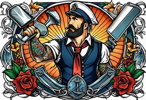 Claw Hammer tattoo idea