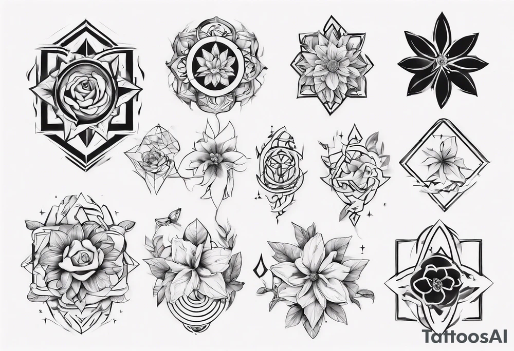 Takstein logo with flowerr tattoo idea