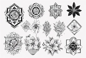 Takstein logo with flowerr tattoo idea