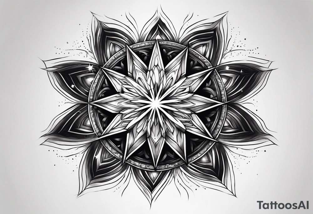 Supernova star tattoo idea