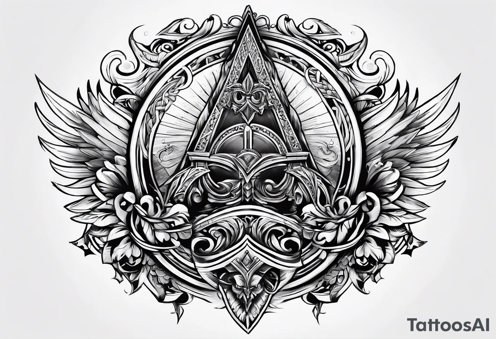 Valhalla word church tattoo idea