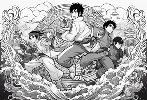 Rock Lee tattoo idea
