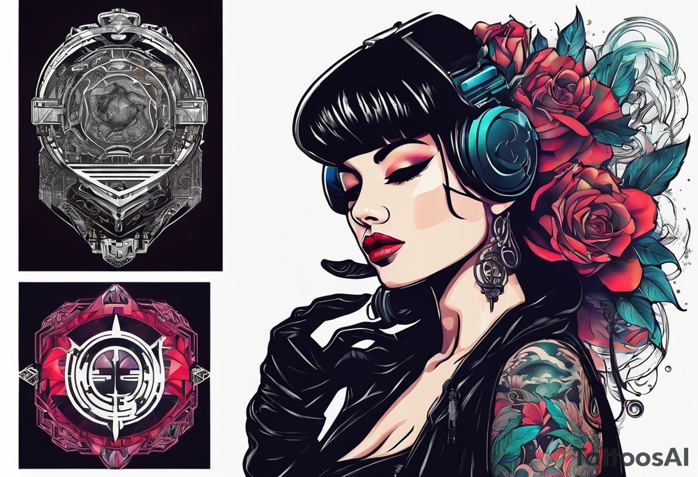 neuromancer tattoo tattoo idea