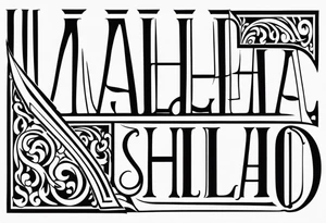 Valhalla sword tattoo idea