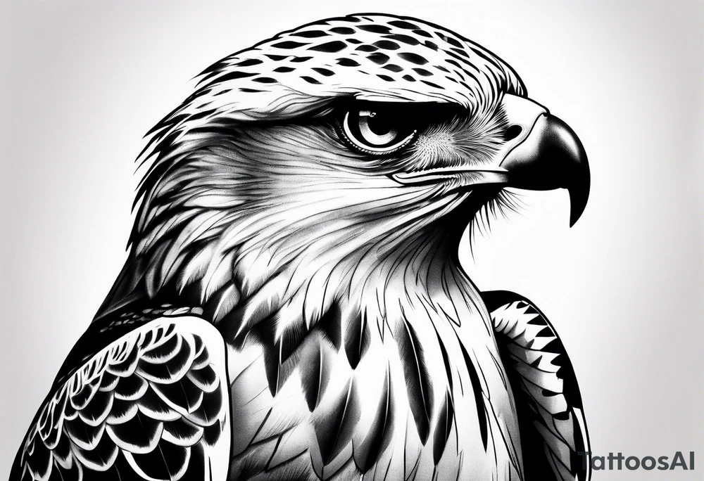 A Hawk tattoo idea