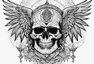 Thanatos, the god of death tattoo idea