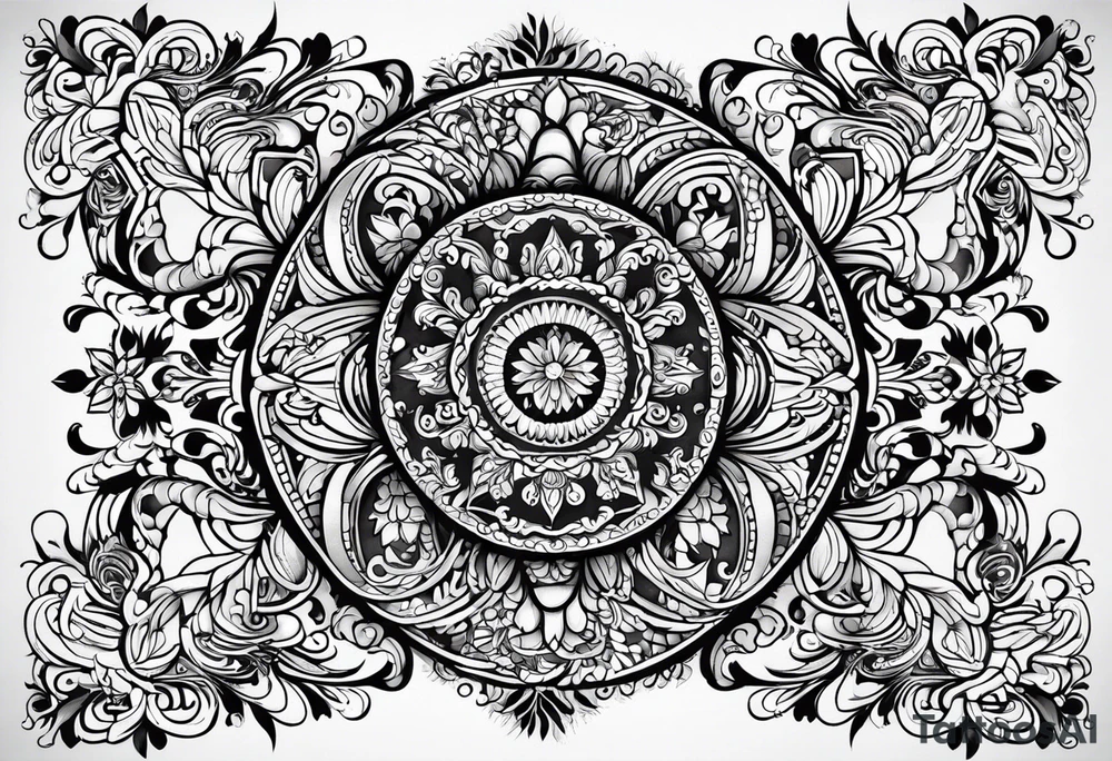 Воровской стиль - раненый лев tattoo idea