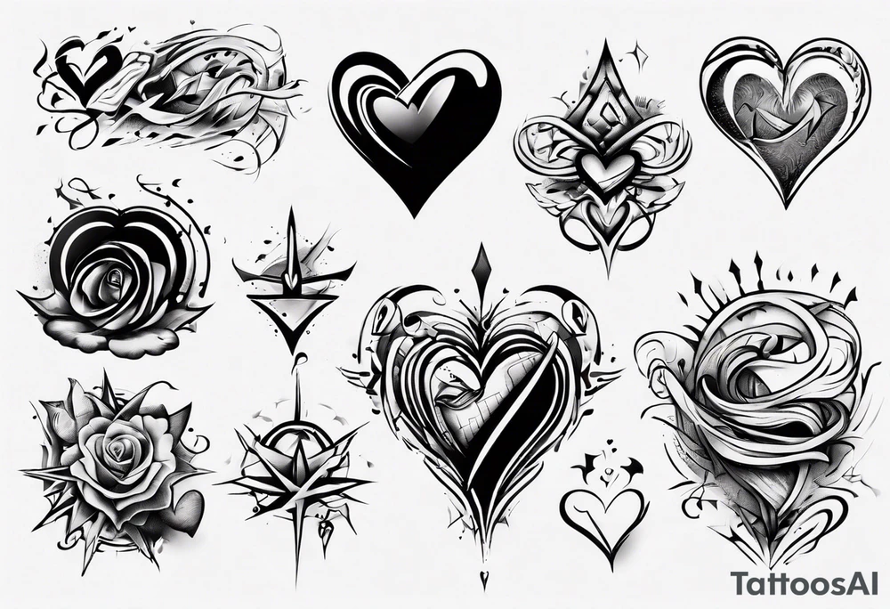 love bed tattoo idea