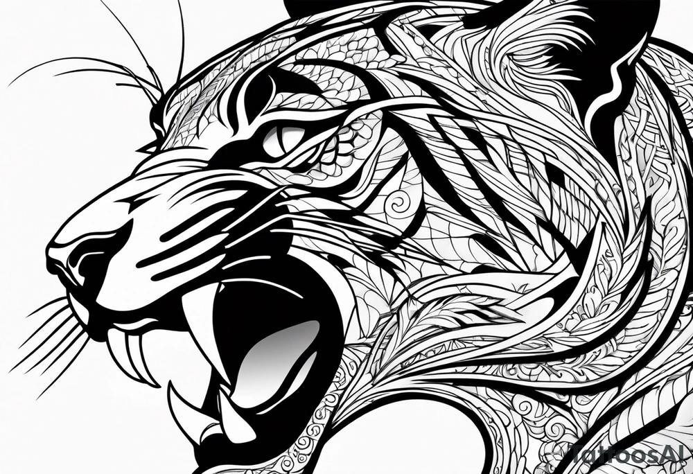 panther tattoo idea