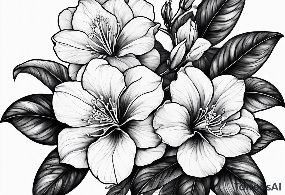 bouganvillea tattoo idea