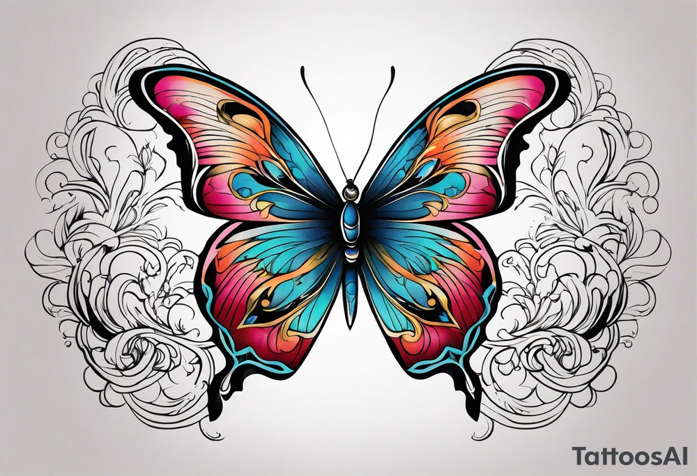 Butterfly tattoo idea