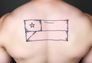 Palau flag tattoo idea
