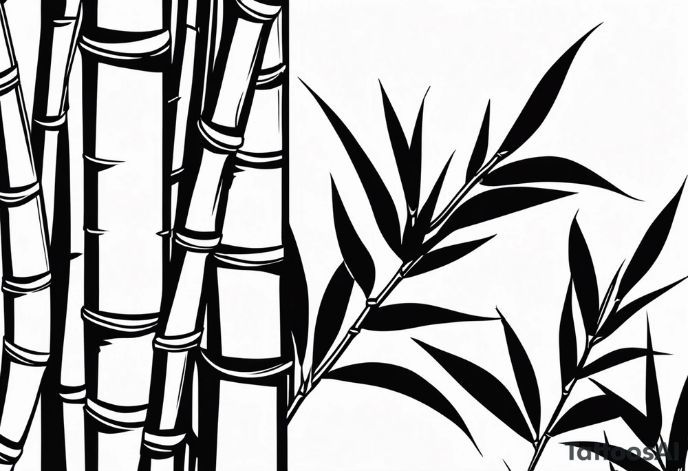 Bamboo tattoo idea