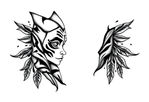 Ahsoka tattoo idea