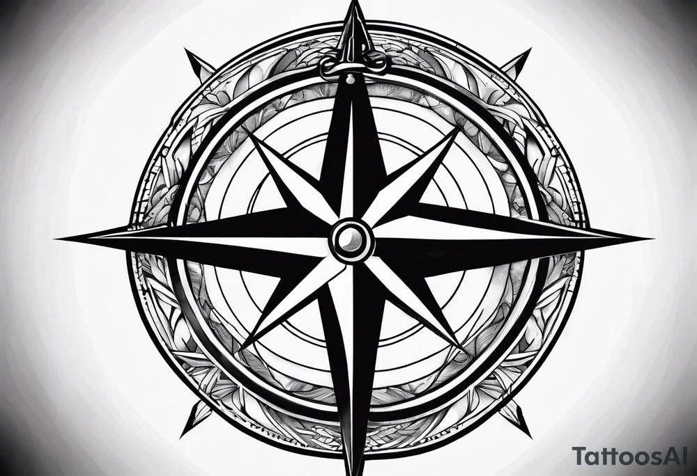 Compass mind compass tattoo idea