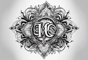 LEttering tattoo tattoo idea