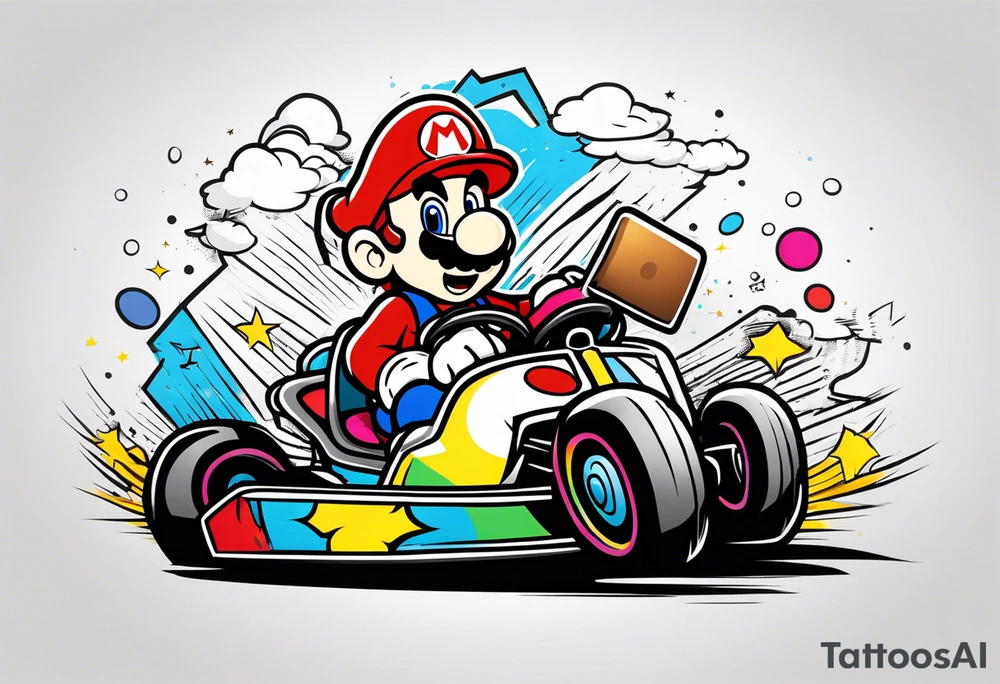 Mario kart tattoo idea