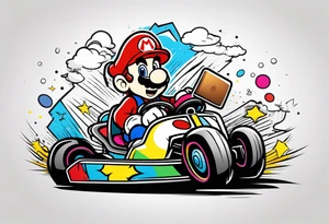 Mario kart tattoo idea