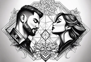 Lord you and me saying for my wife and I tattoo idea