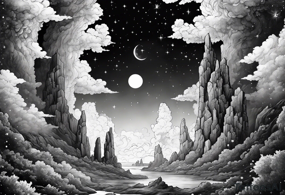 Pillars of creation tattoo idea
