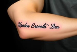 Kaden Easton Brooks Beau tattoo idea