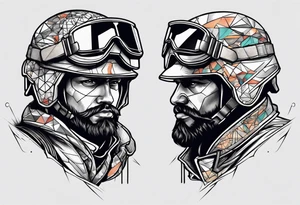 war soldier tattoo tattoo idea