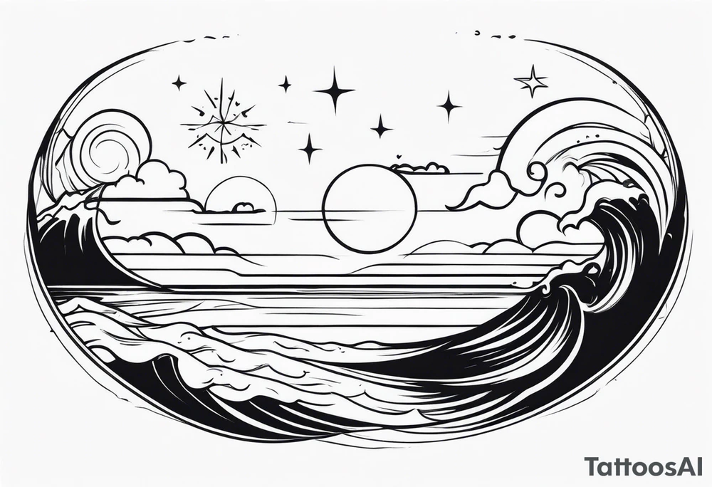 Small sea tattoo tattoo idea