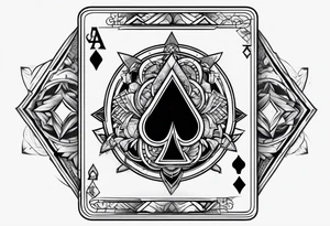 4 aces tattoo idea