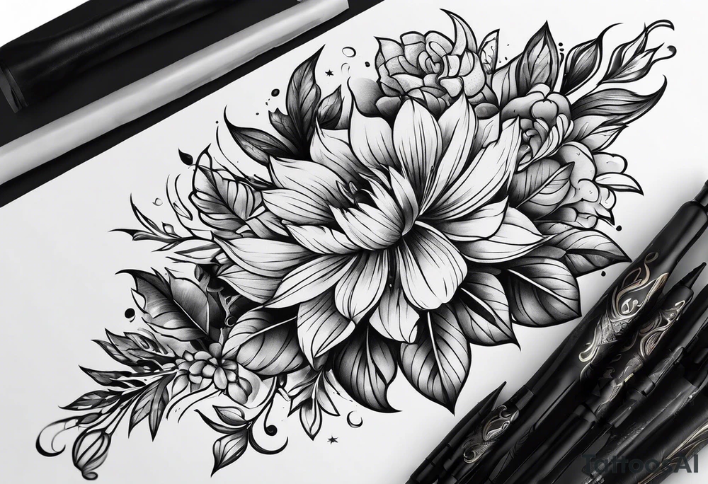 Half sleeve tattoo idea