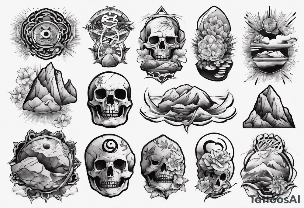 A rock tattoo idea