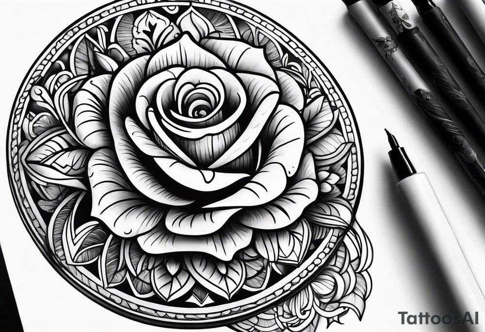Lucky penny tattoo idea