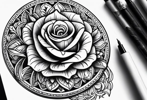 Lucky penny tattoo idea