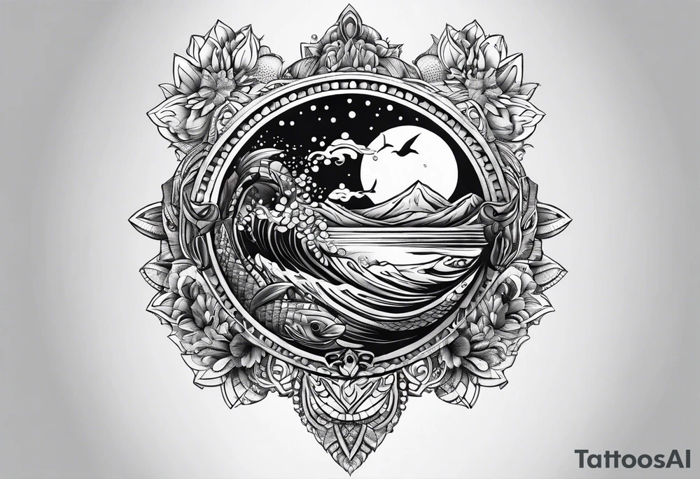 suba diving tattoo idea