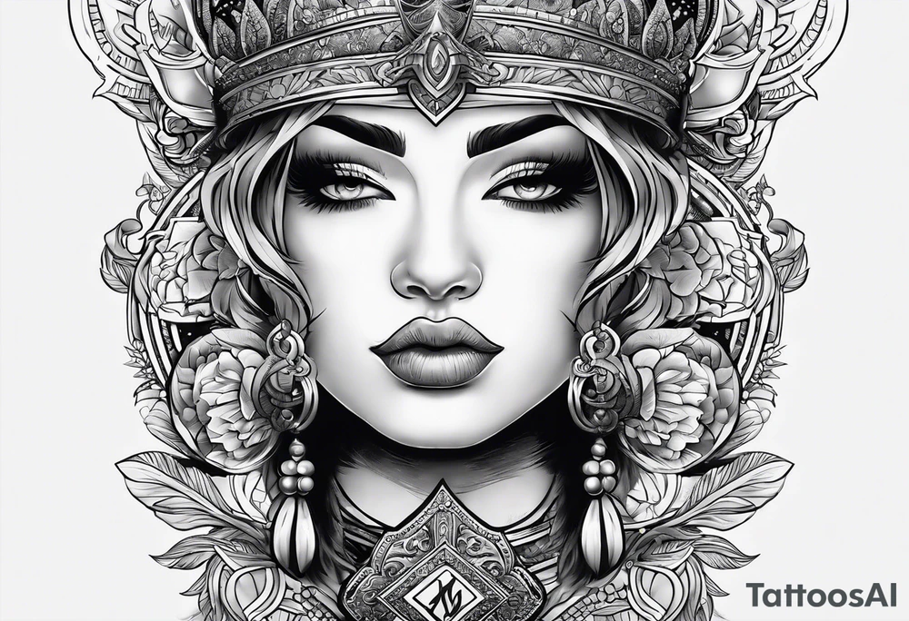 justice mark tattoo idea