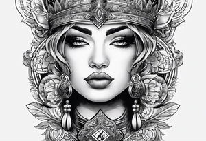 justice mark tattoo idea