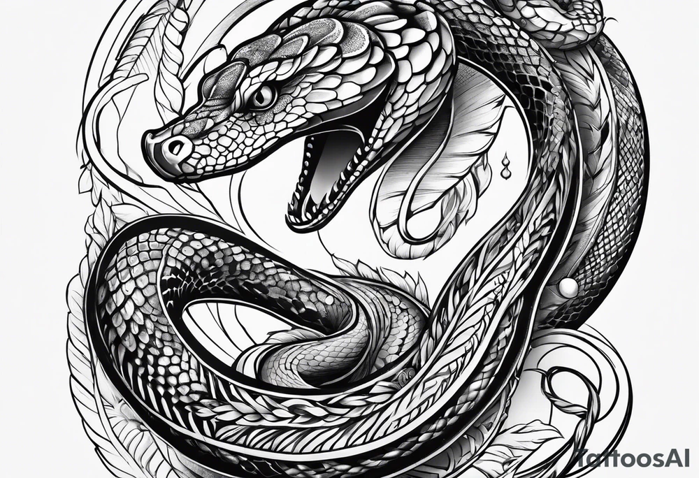 Snake tattoo idea