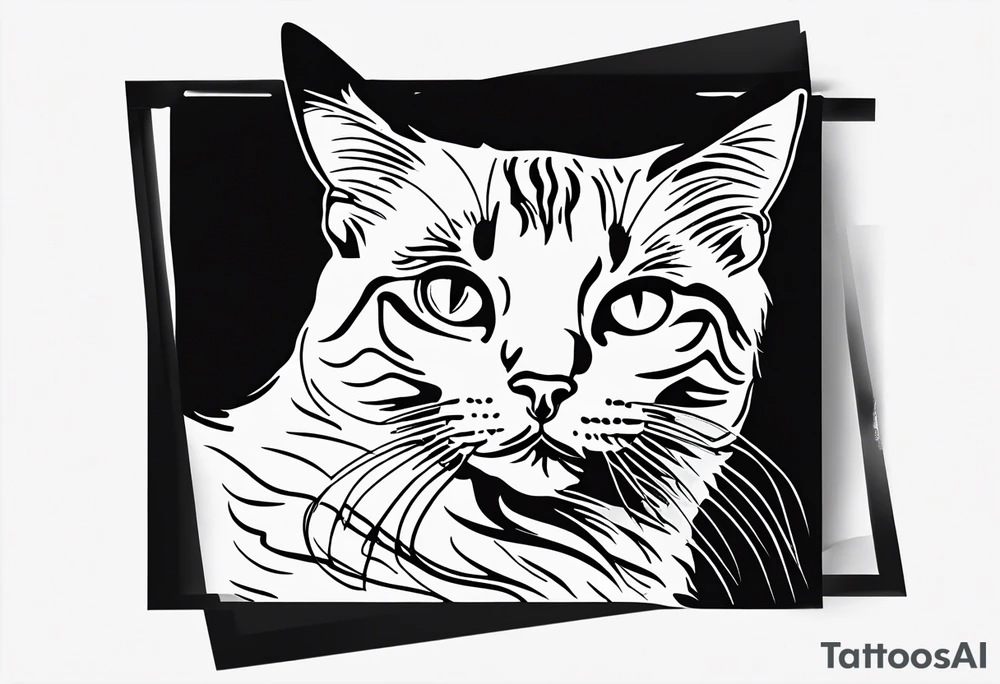matisse's cat tattoo idea