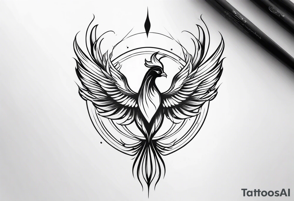 phoenix tattoo idea