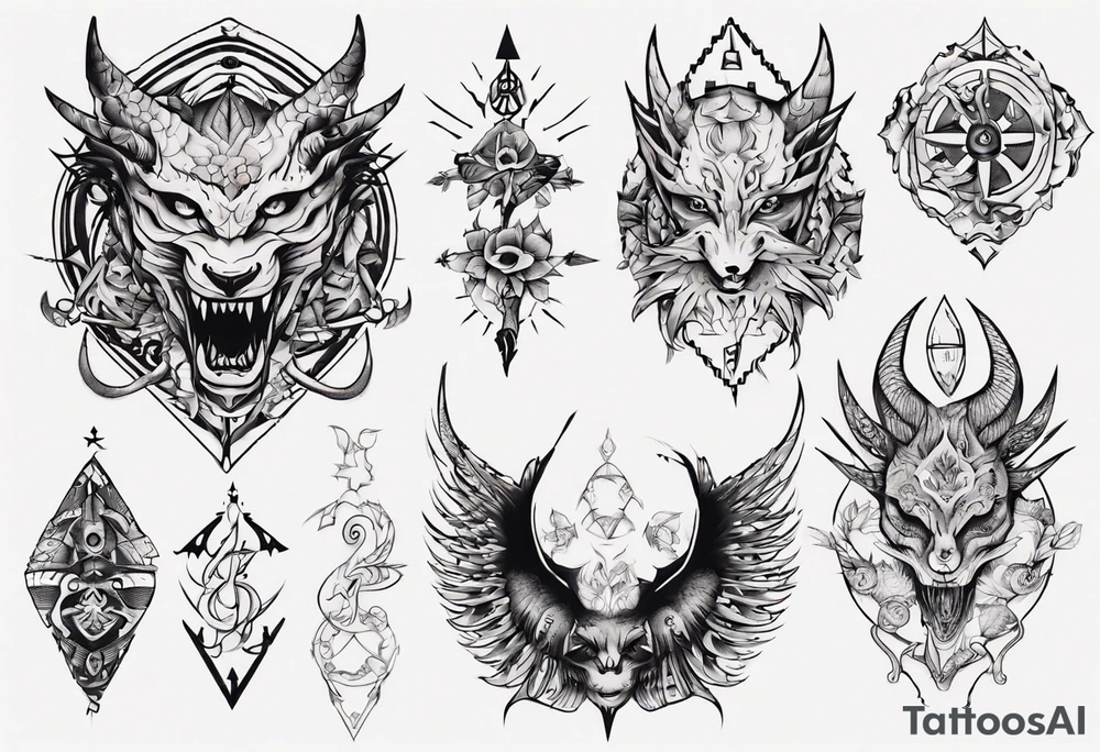 ドラゴン tattoo idea