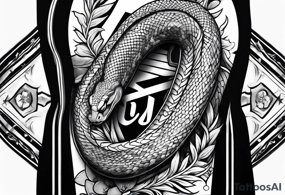 gta v gangsta snake arm sleeve tattoo tattoo idea