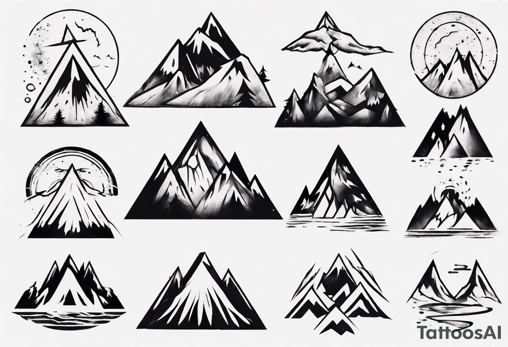 Mountain tattoo idea