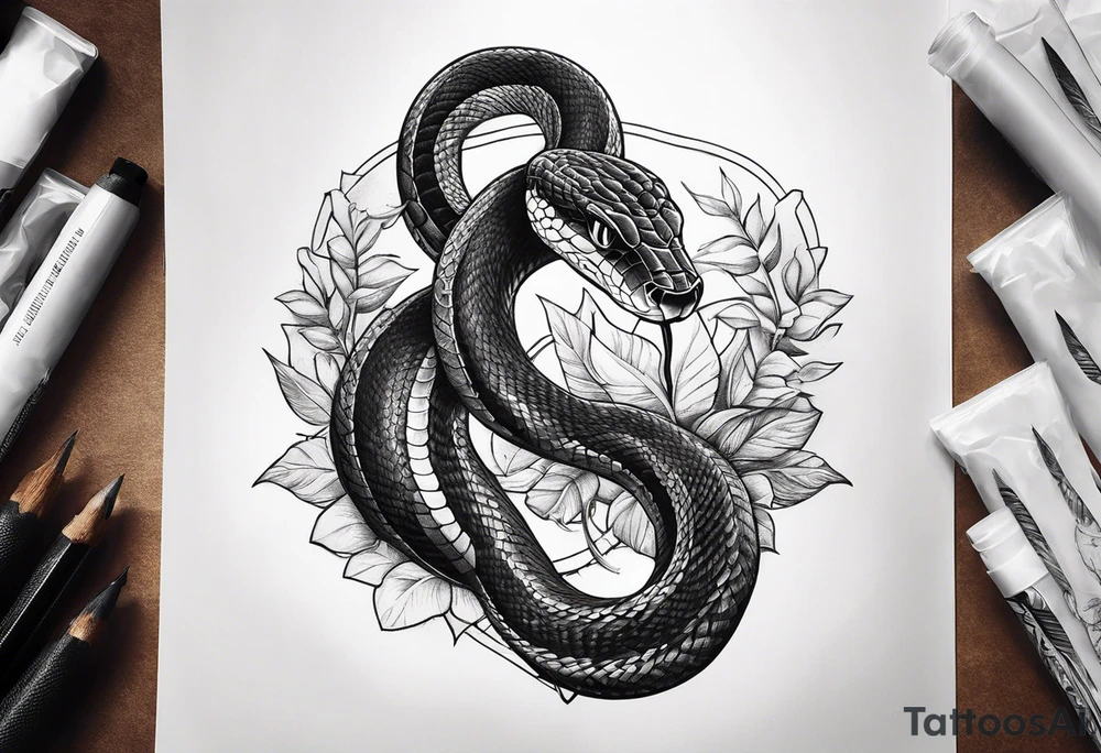 Snake on ak-47 tattoo idea