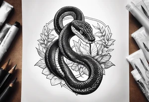 Snake on ak-47 tattoo idea